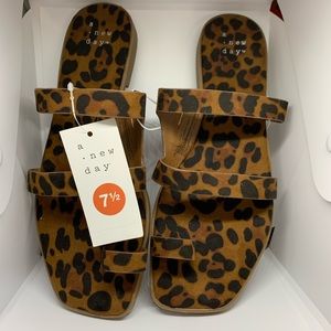 Leopard Sandals